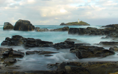 lighthouse-godrevy-long exposure